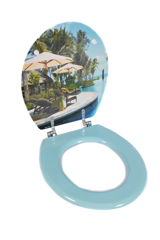 Novelty Toilet Seat WC Printed Novelty Funky Pattern Fabulous Crazy